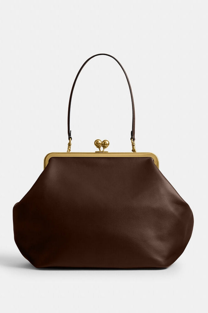 Large Kisslock Frame Bag