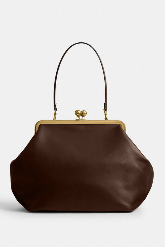 Large Kisslock Frame Bag