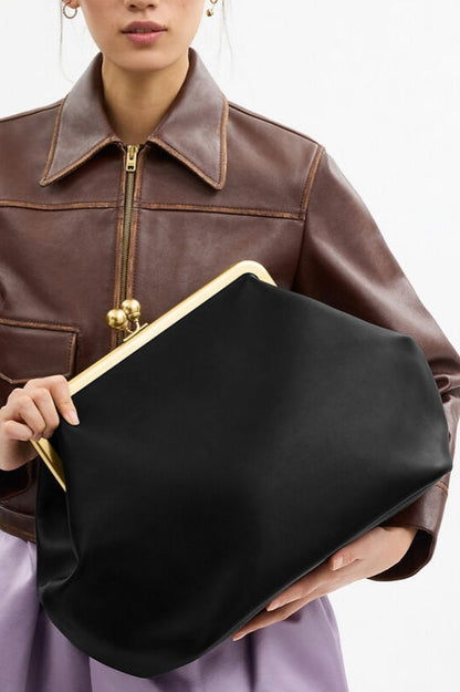 Large Kisslock Frame Bag