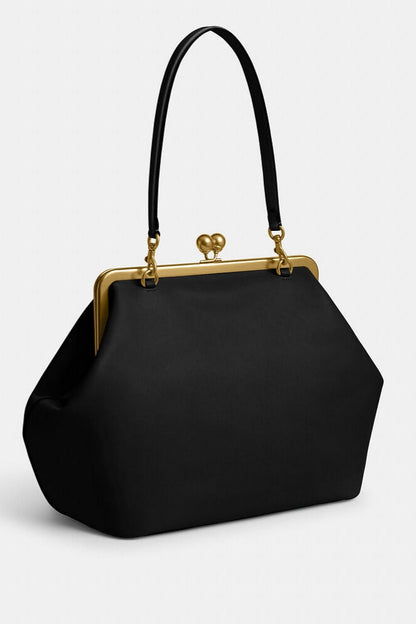 Large Kisslock Frame Bag