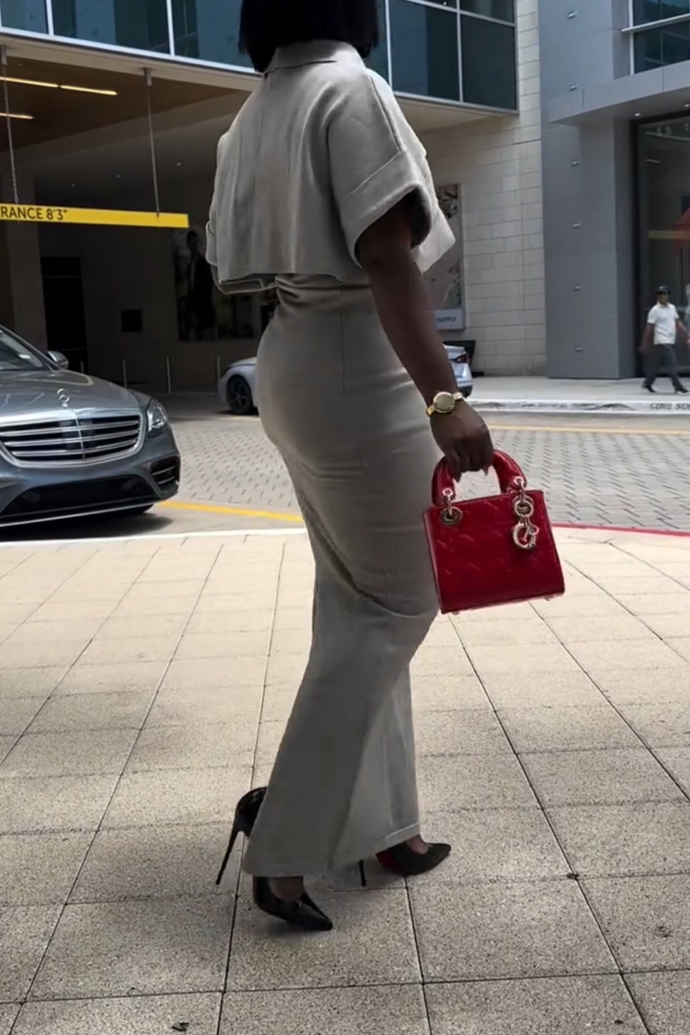 Signature Knit Top & Skirt Suit