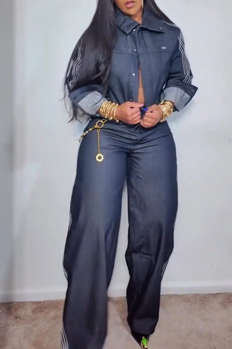 Premium Essentials Denim Jacket & Jeans Set