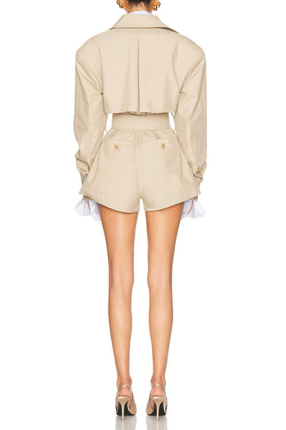 The Short Trench Jumpsuit