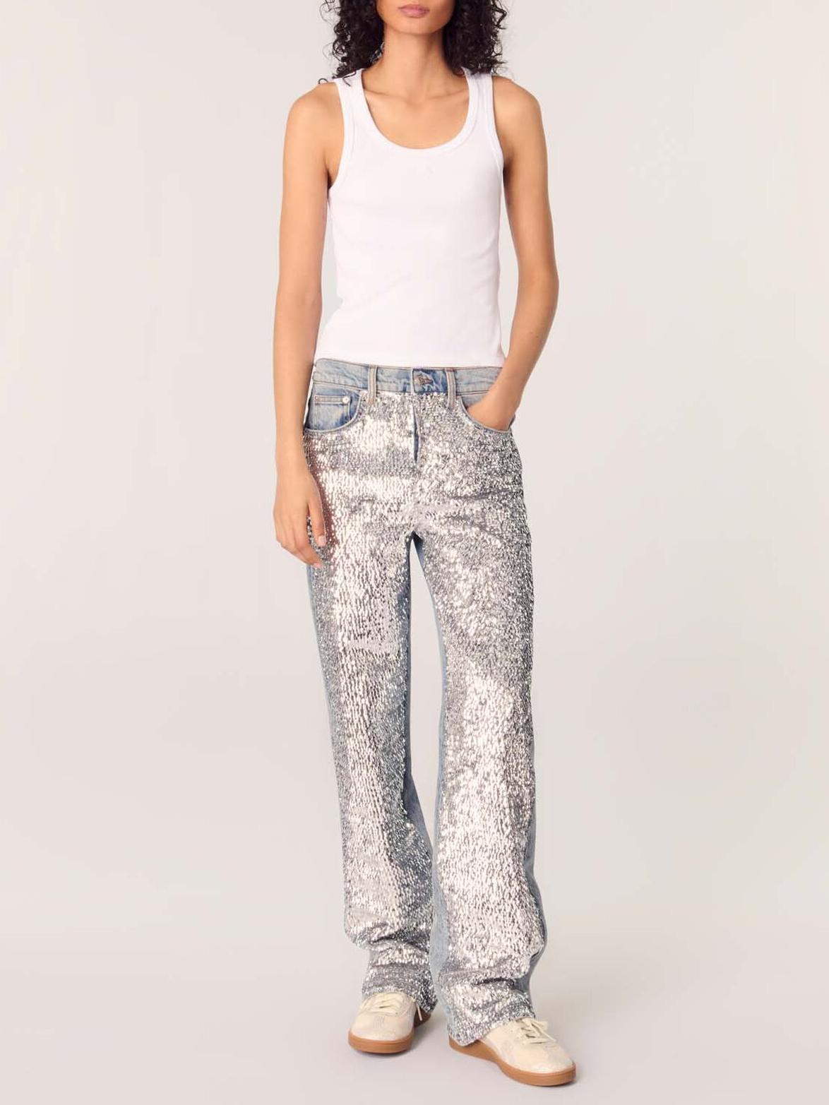 Sequinned Jeans
