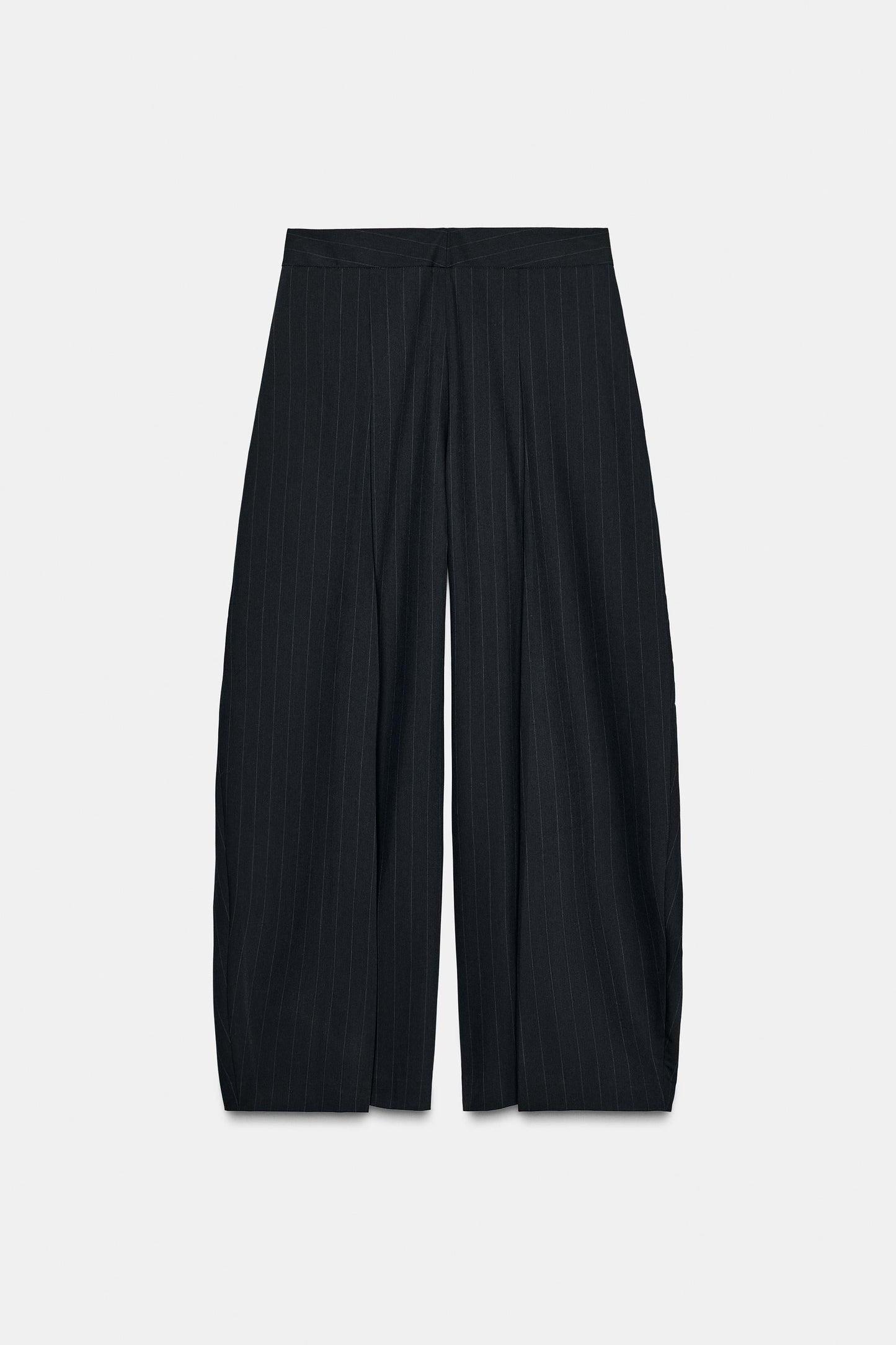 Pinstripe Pleated Pants