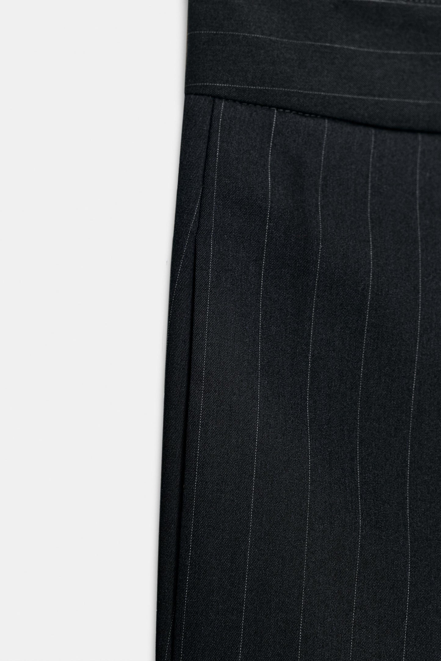 Pinstripe Pleated Pants