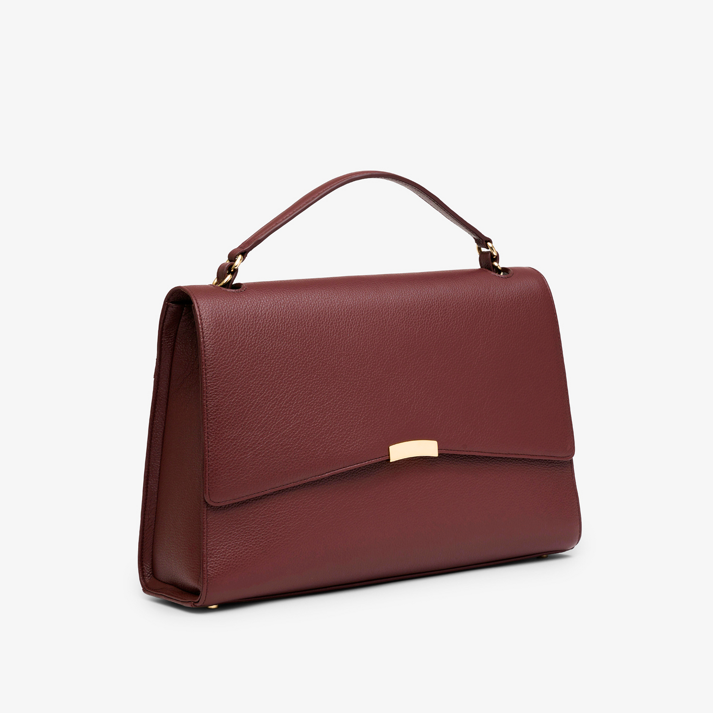 Signature Briefcase - Burgundy/Gold