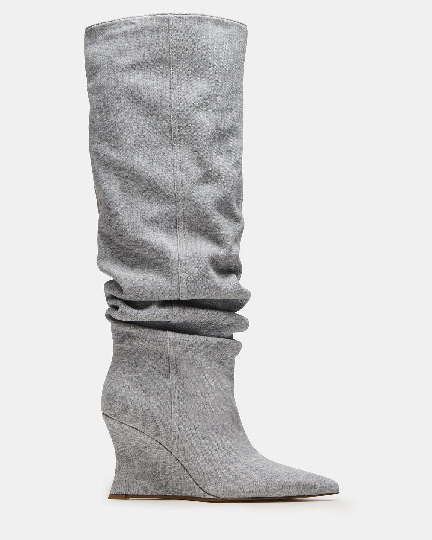 Distortion Grey Fabric Boots