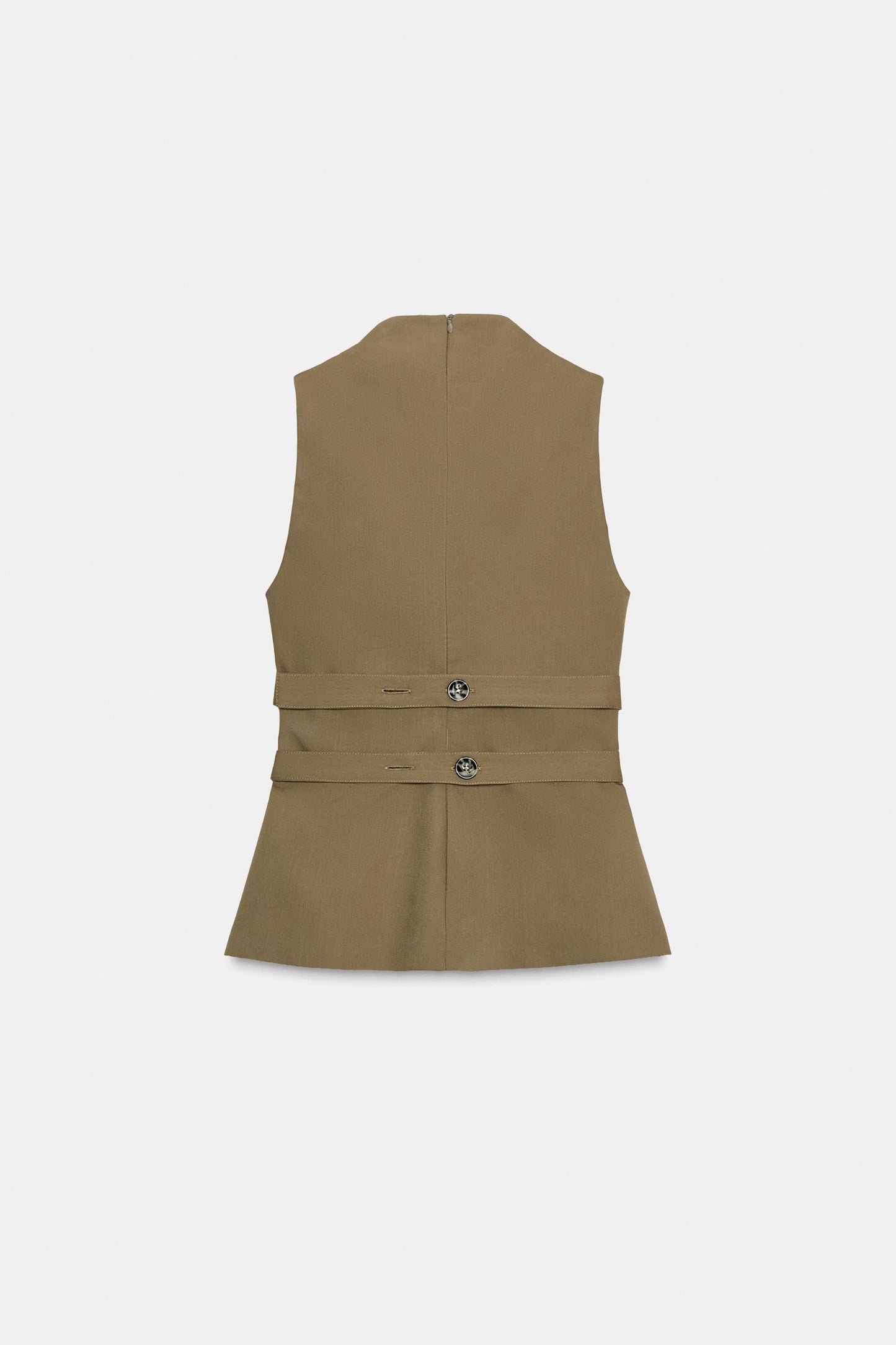 Button-Up Sleeveless Top
