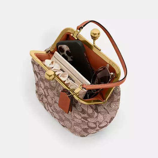 Small Kisslock Frame Bag