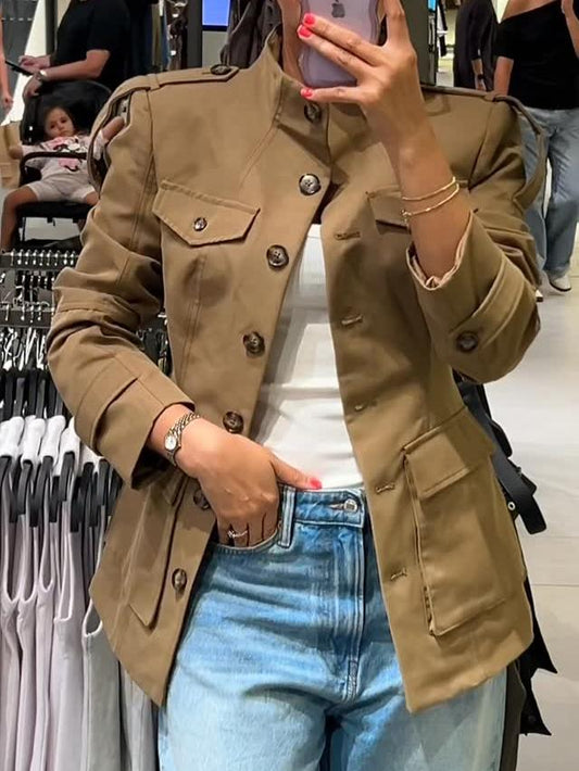 Tabbed Pocket Jacket