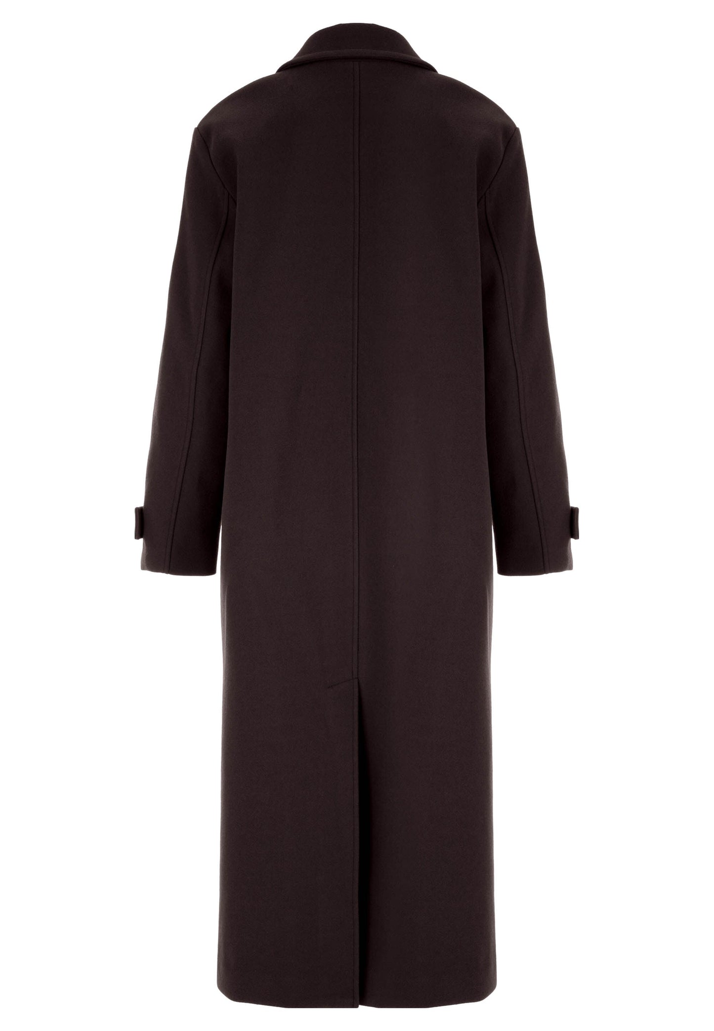 Womens Chocolate Brown Formal Dad Coat