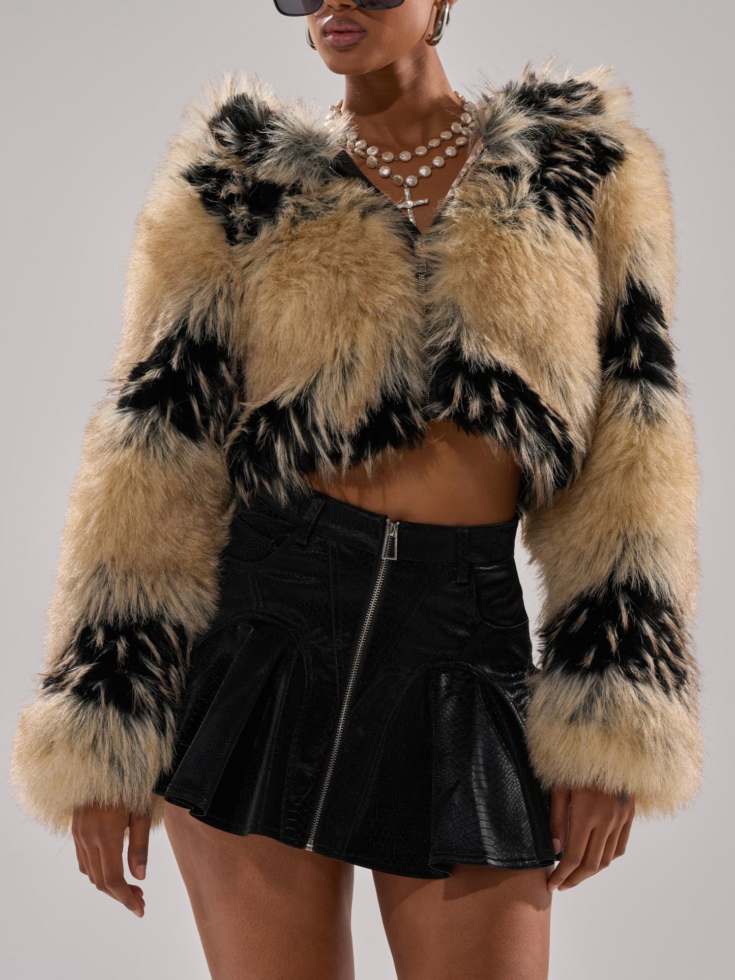 Alexia Faux Fur Bomber
