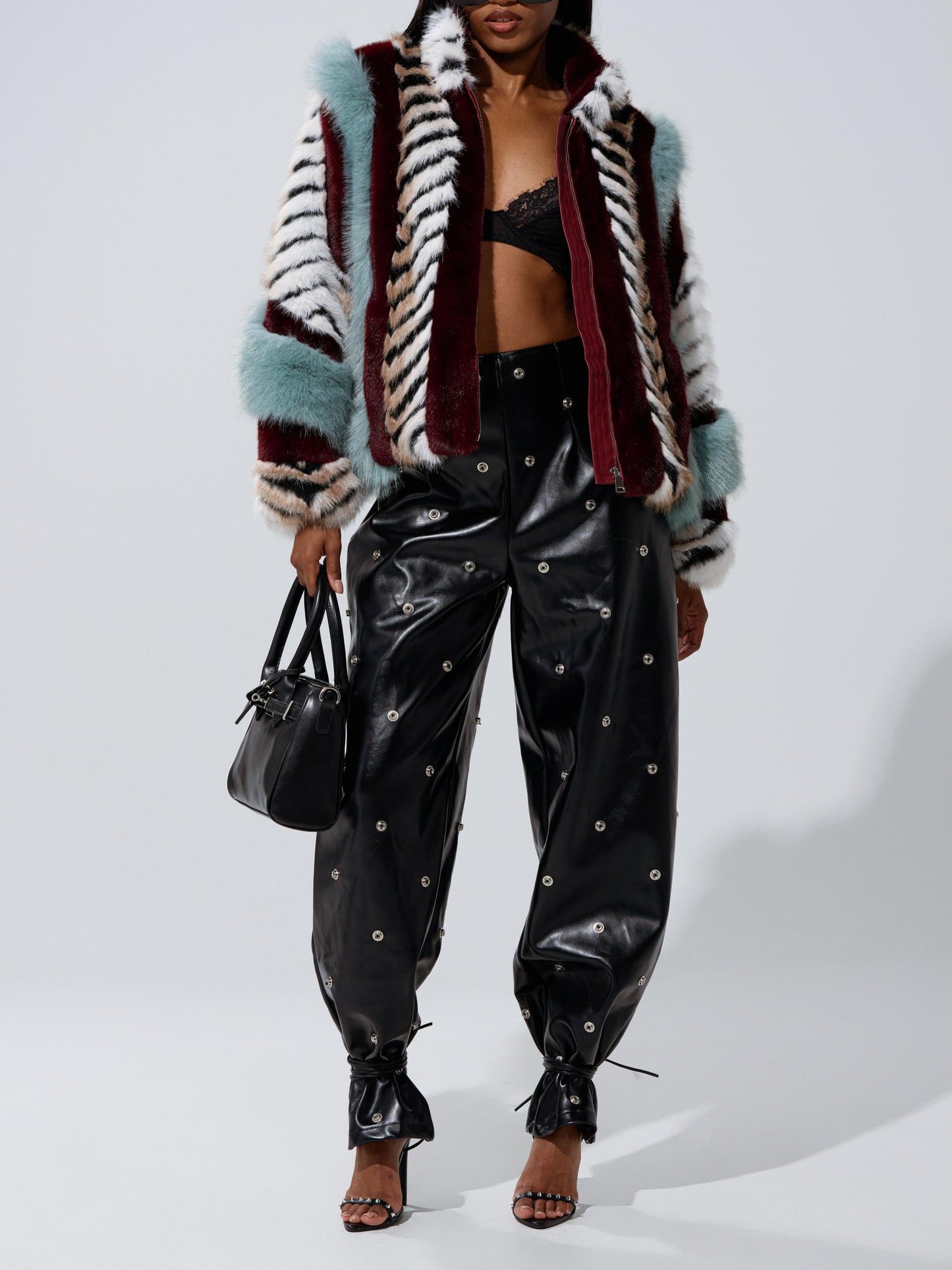 Have It All Paneled Fur Coat