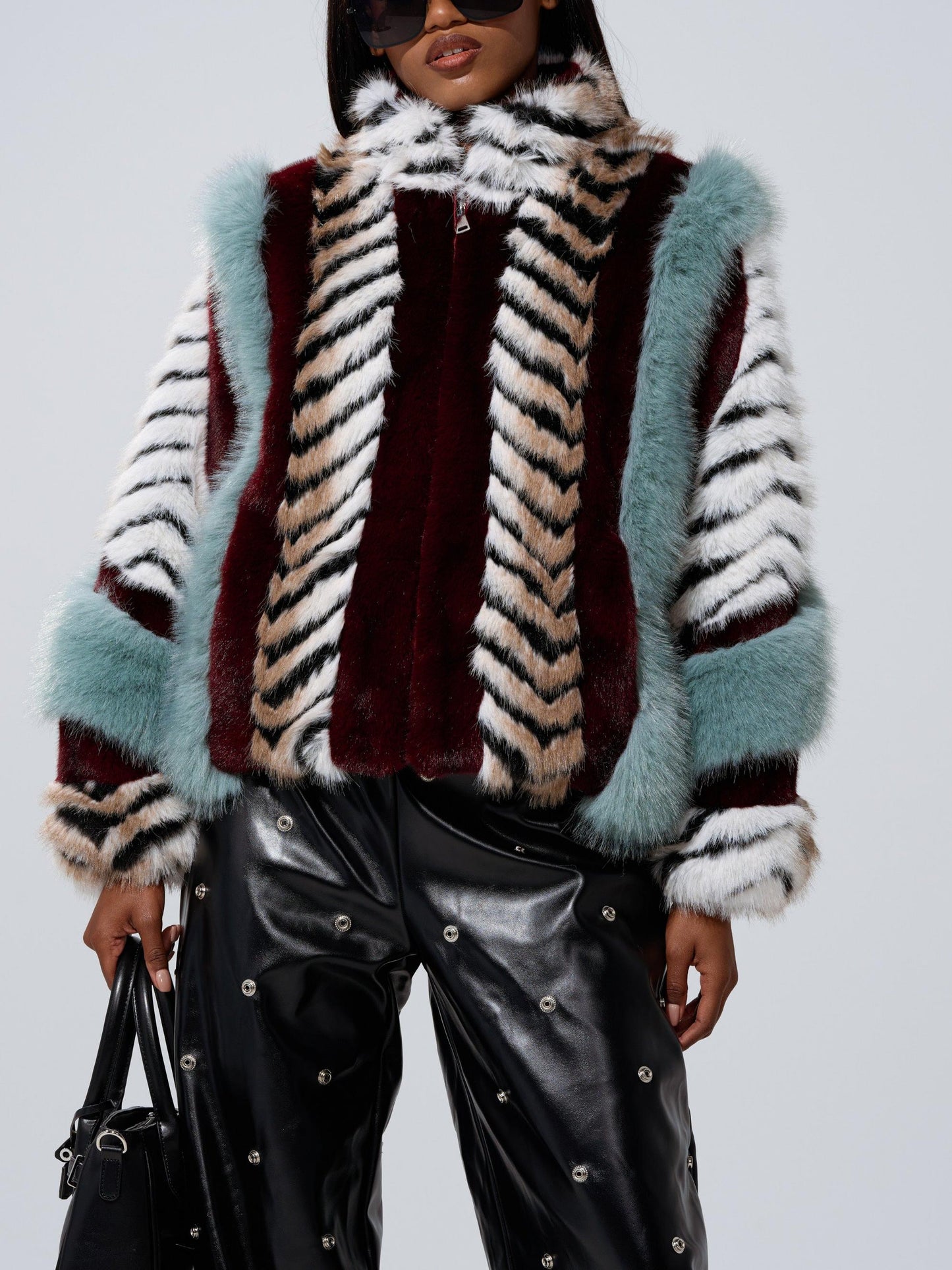 Have It All Paneled Fur Coat