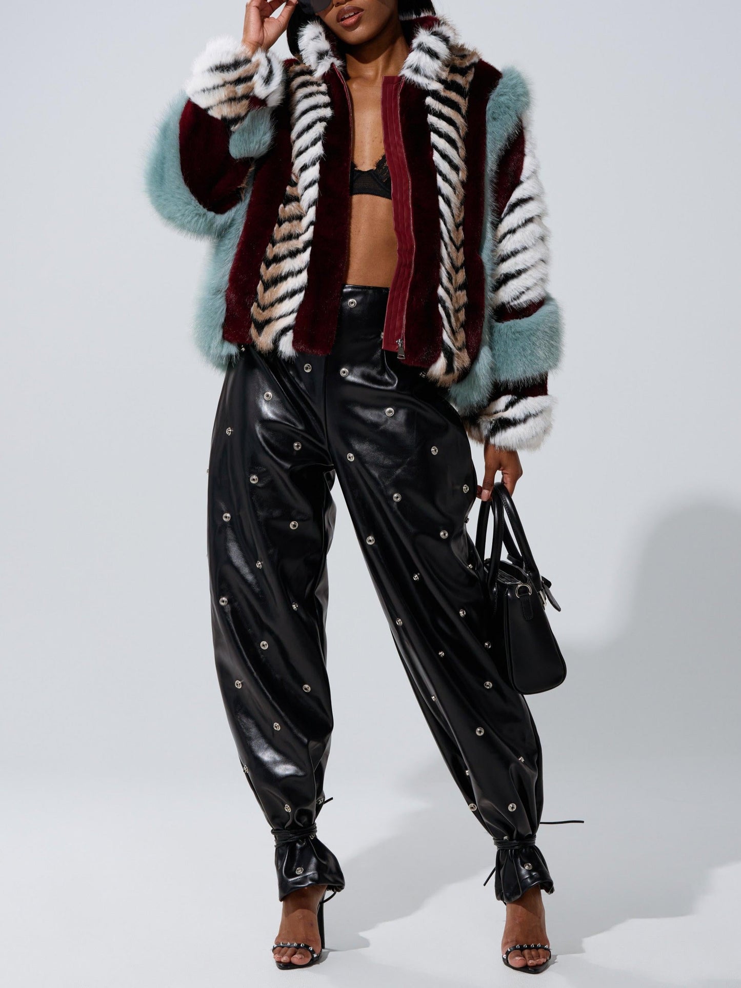 Have It All Paneled Fur Coat