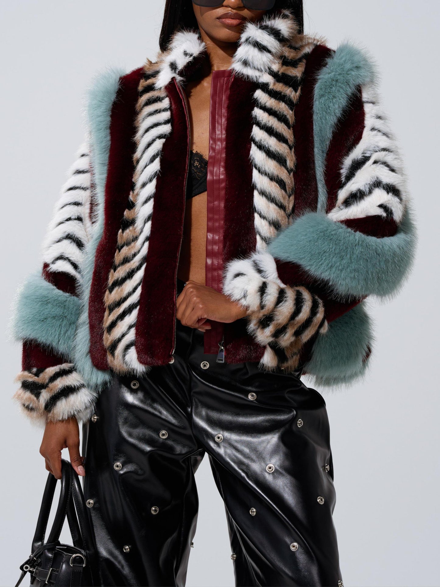 Have It All Paneled Fur Coat