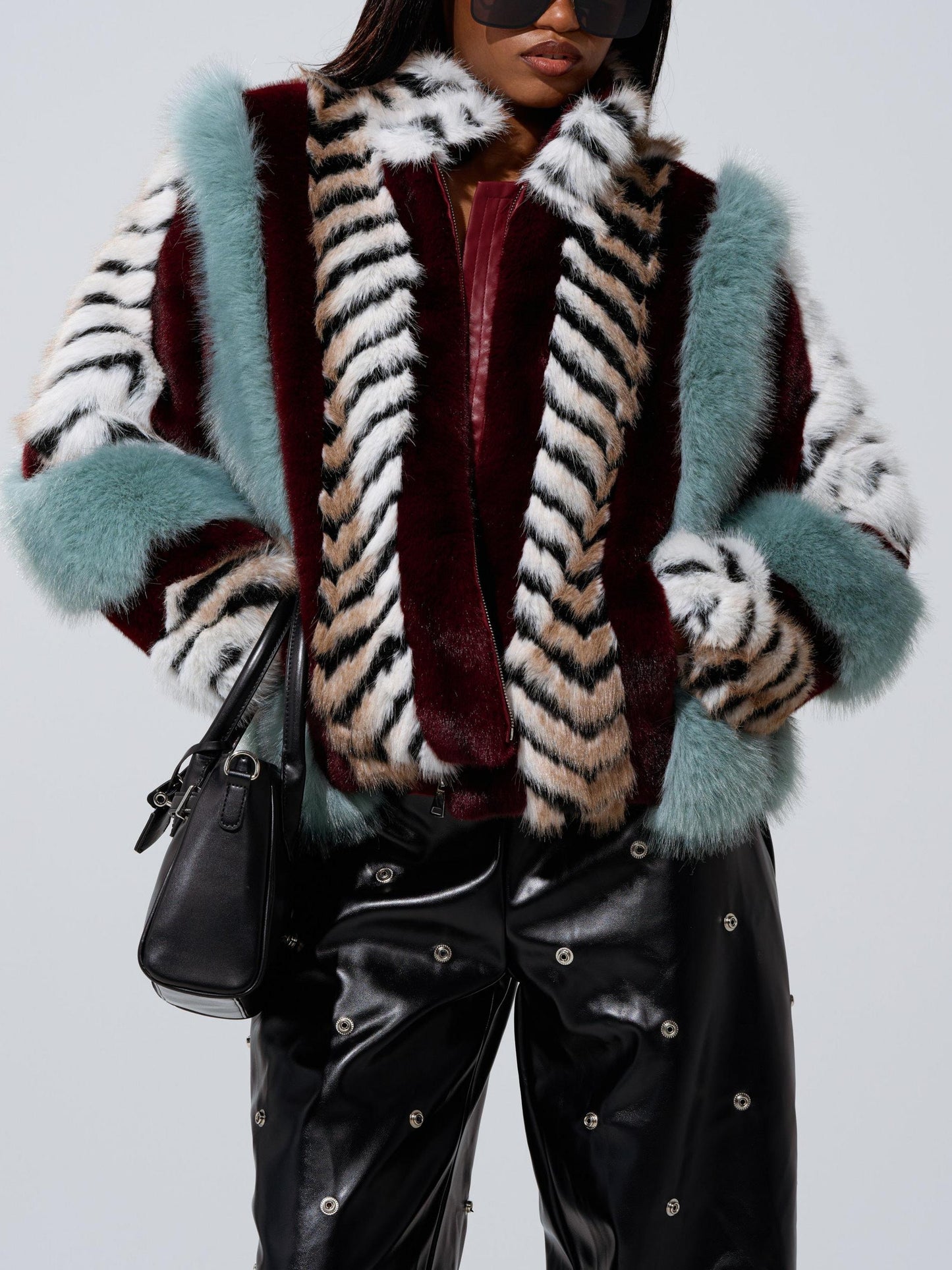 Have It All Paneled Fur Coat