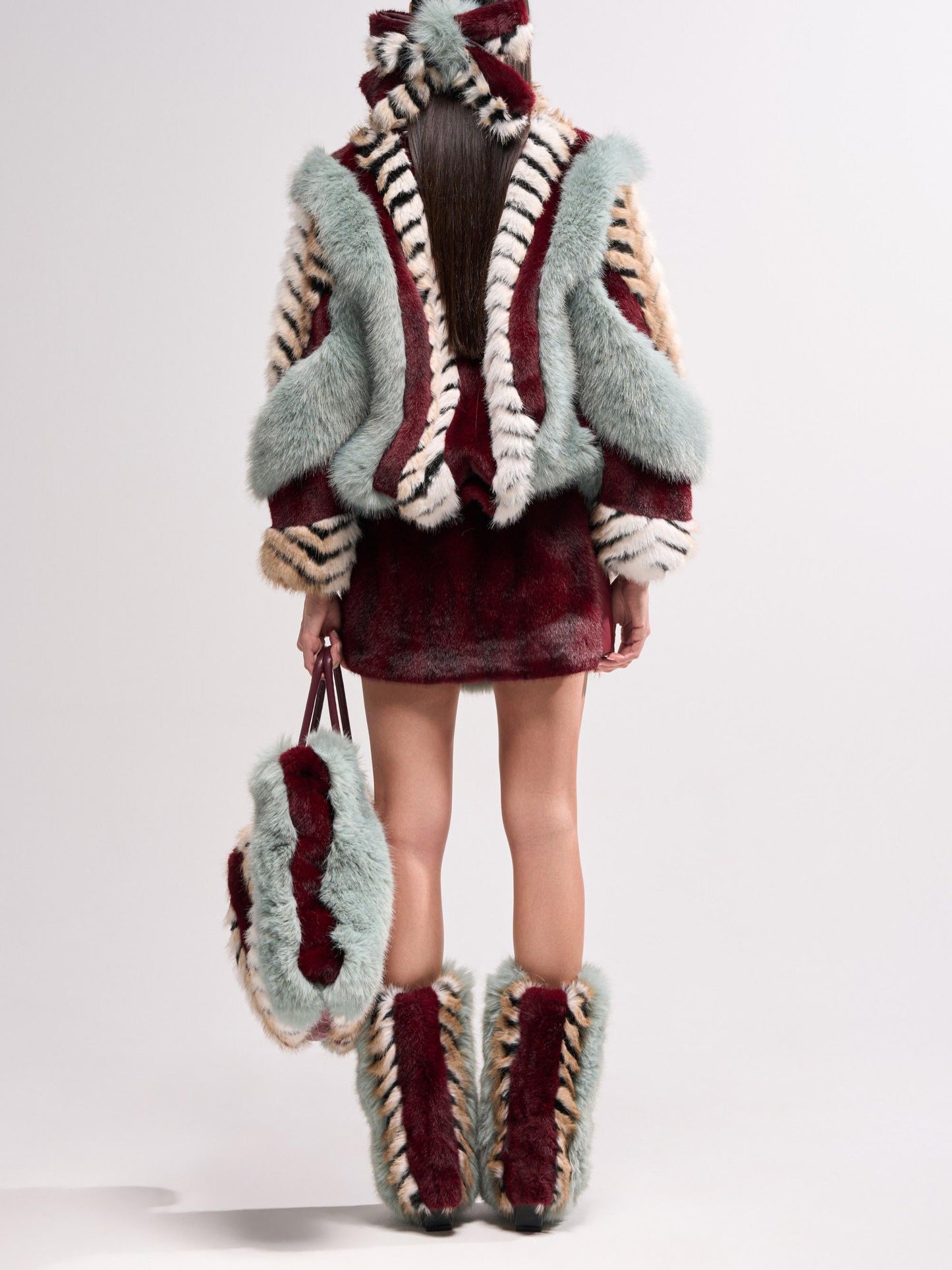 Have It All Paneled Fur Coat