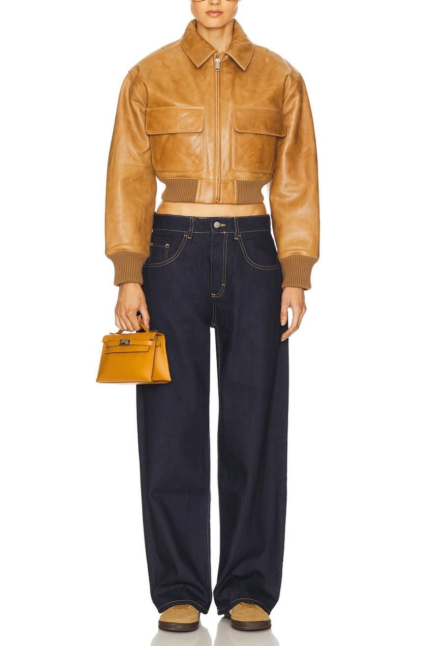 The Leather Bomber Jacket