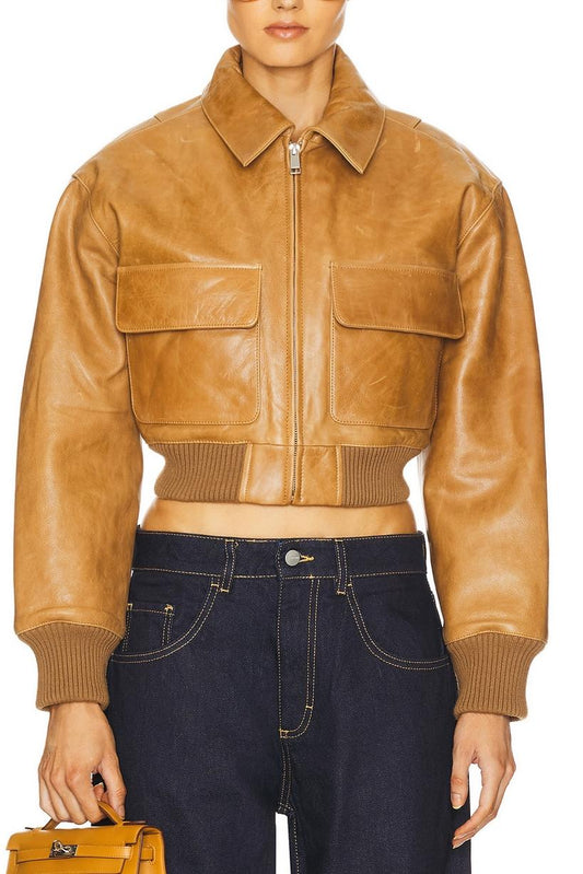 The Leather Bomber Jacket