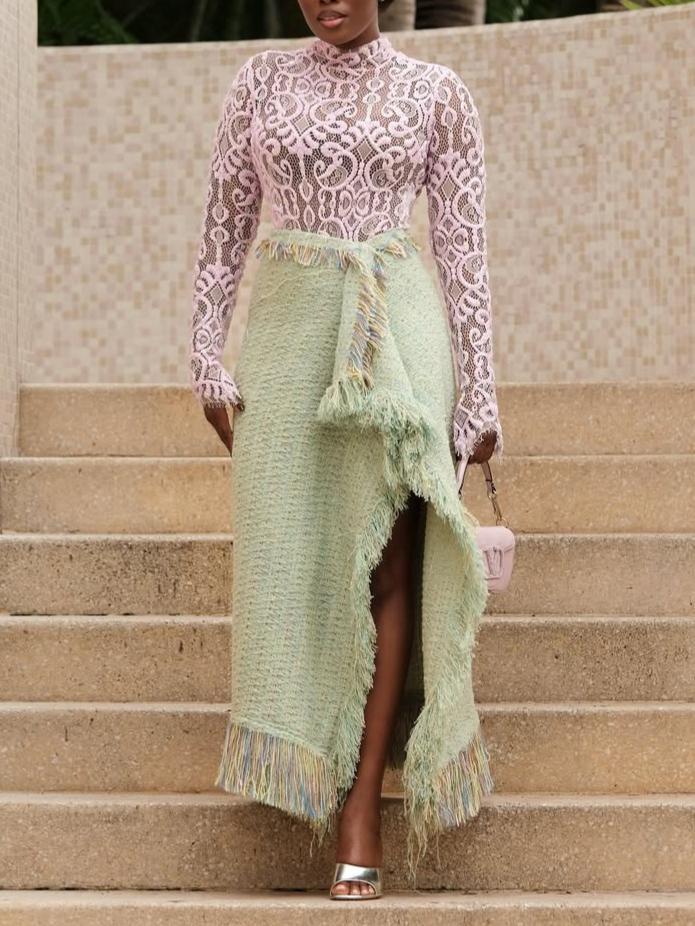 Ivie Skirt- Mint Green