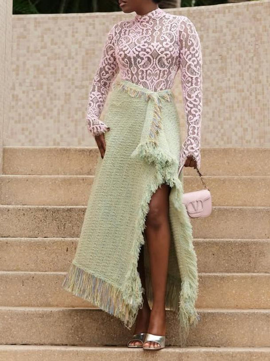 Ivie Skirt- Mint Green