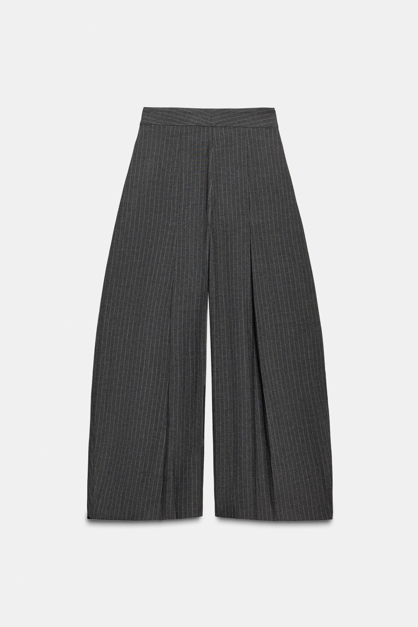 Pinstripe Pleated Pants