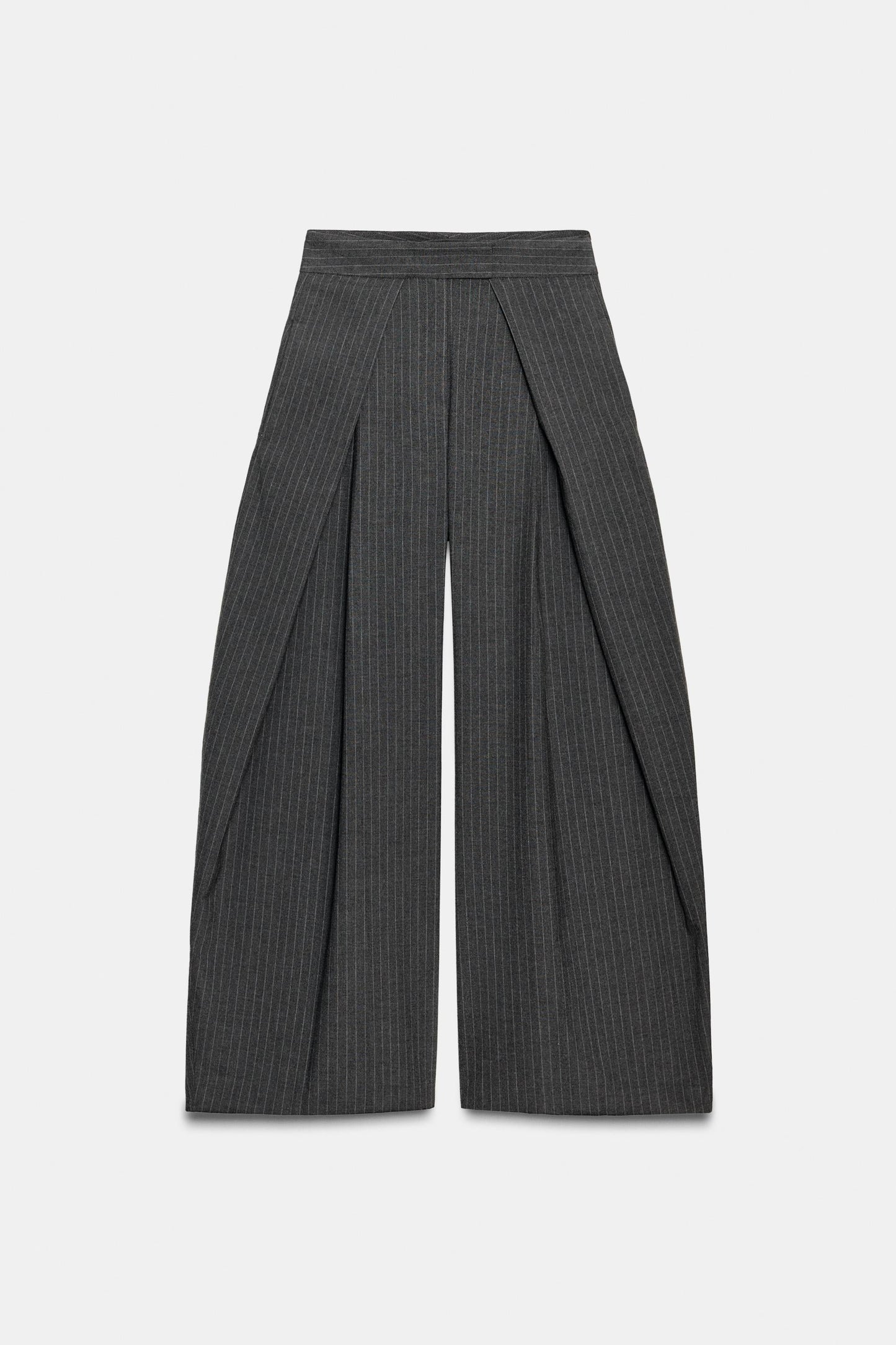 Pinstripe Pleated Pants