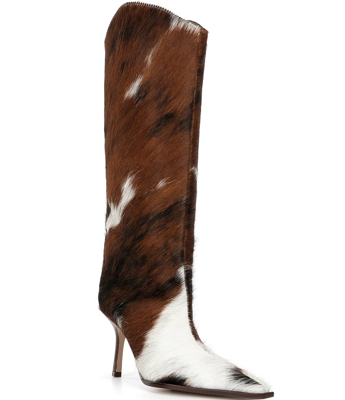 Wild Cow Print Hair Calf Tall Boots