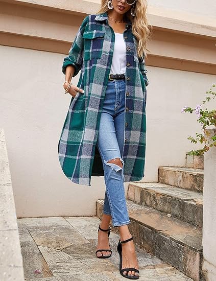 Flannel Plaid Shacket
