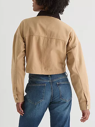 Padded Denim Barn Jacket