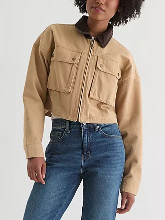 Padded Denim Barn Jacket