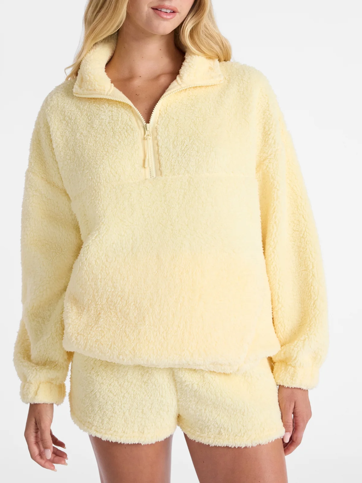 Plush Half-Zip Pullover