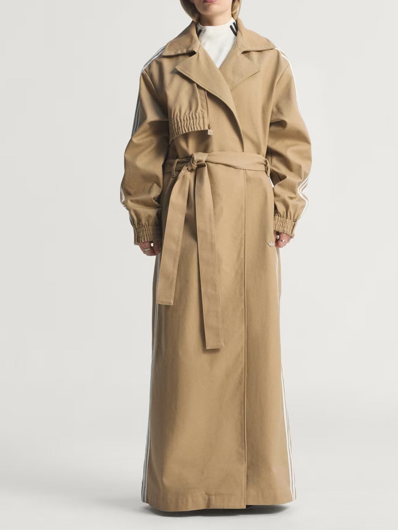 Extra-Long Sporty Windbreaker