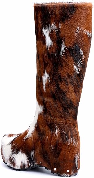 Wide Calf Cowgirl Boots – Handmade Knee-High Country Cowboy Winter Boots
