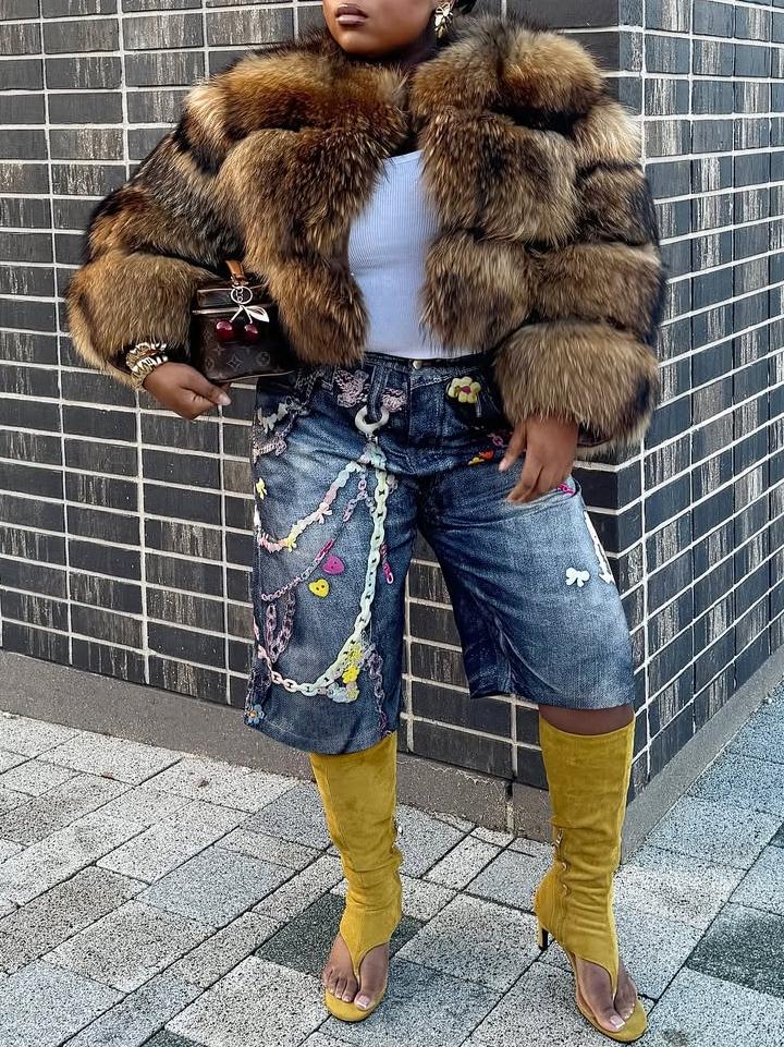 Super Hot Winter Women Luxury Thick Faux Fur Coat