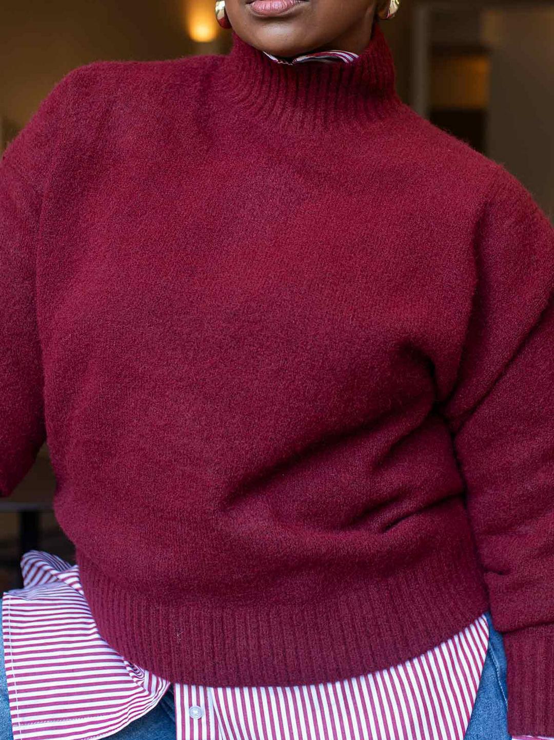Ruby Rest | High Neck Sweater