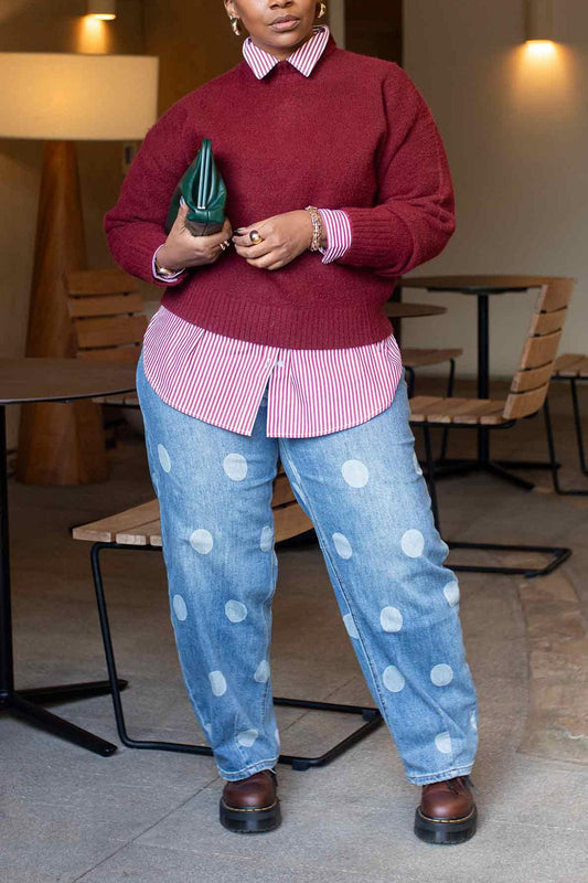 The Dot Drop | Barrel Denim