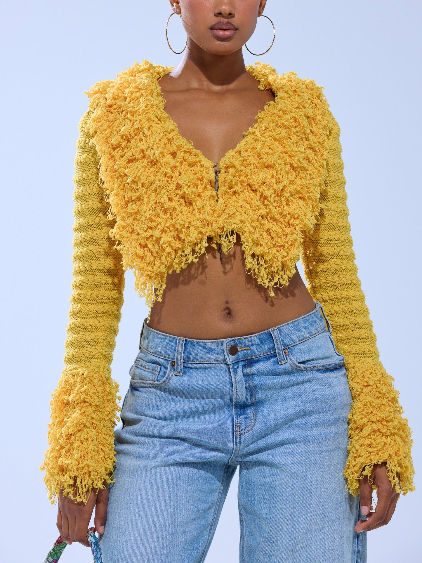 Sunshine Queen Fringe Sweater