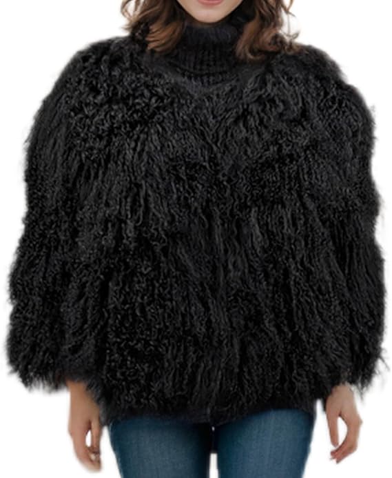 Mongolian Faux Fur Shaggy Coat