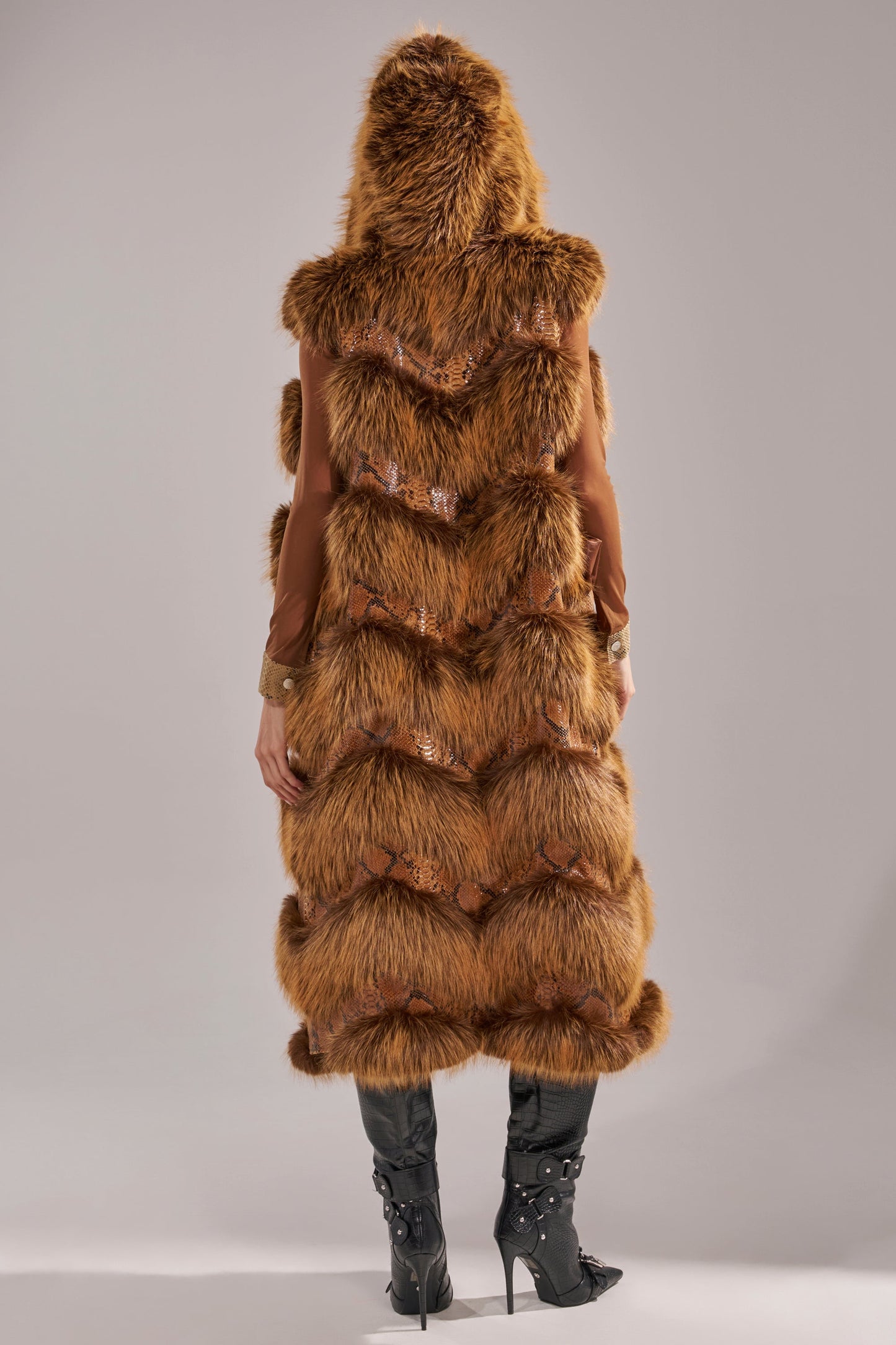 Good Owen Fur Trim Vest