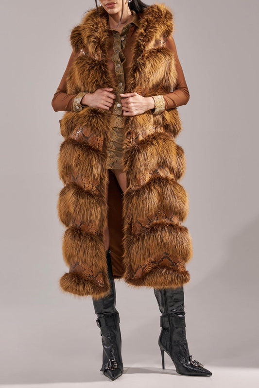 Good Owen Fur Trim Vest