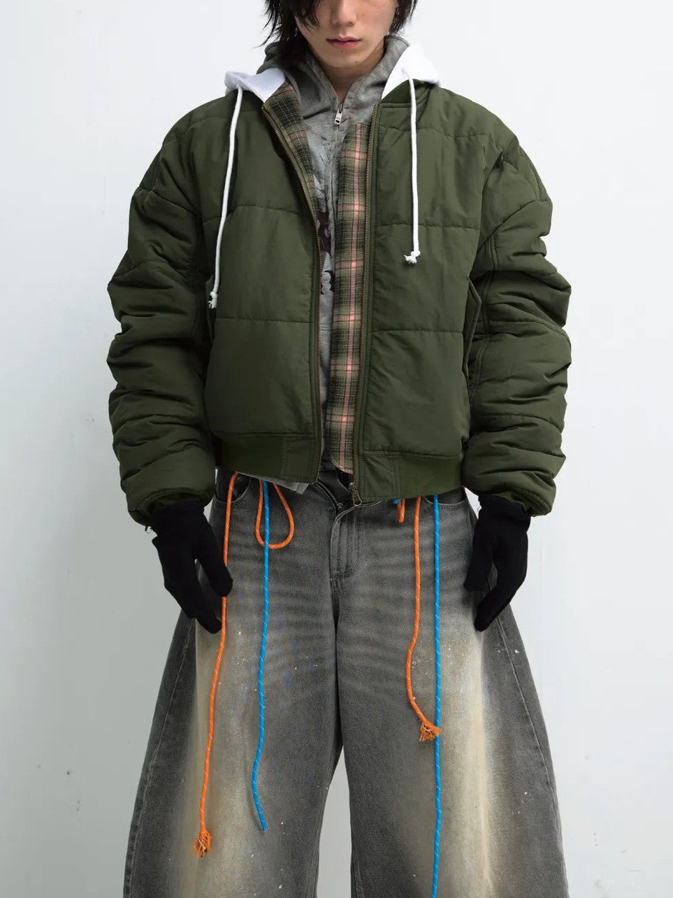 Peoplesense Reversible Checked Cotton Jacket