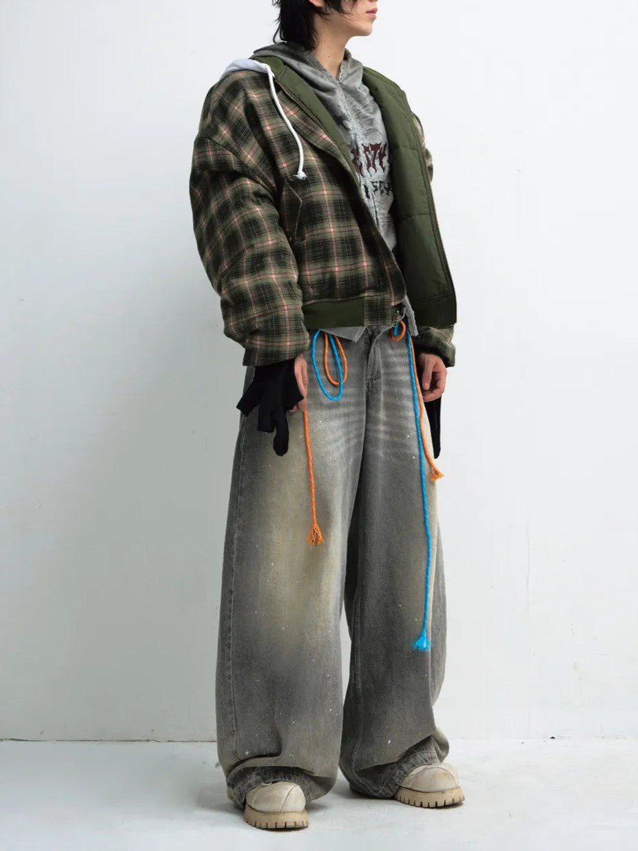 Peoplesense Reversible Checked Cotton Jacket