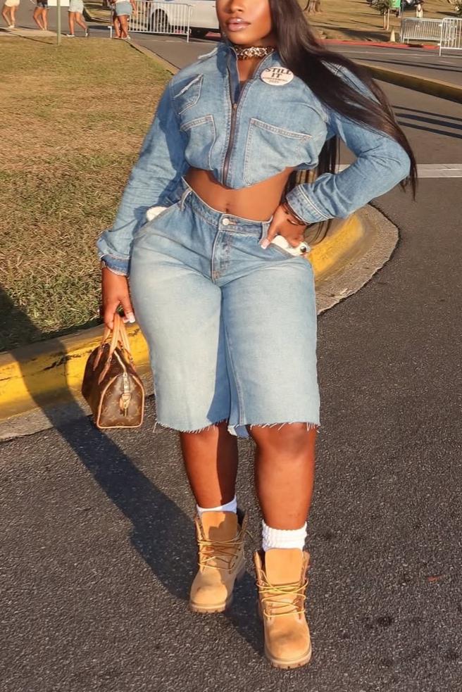 Women’s Denim Utility Jacket