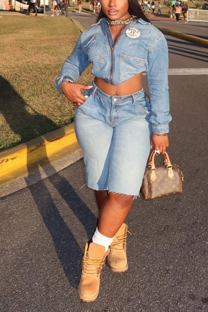 Women’s Denim Utility Jacket