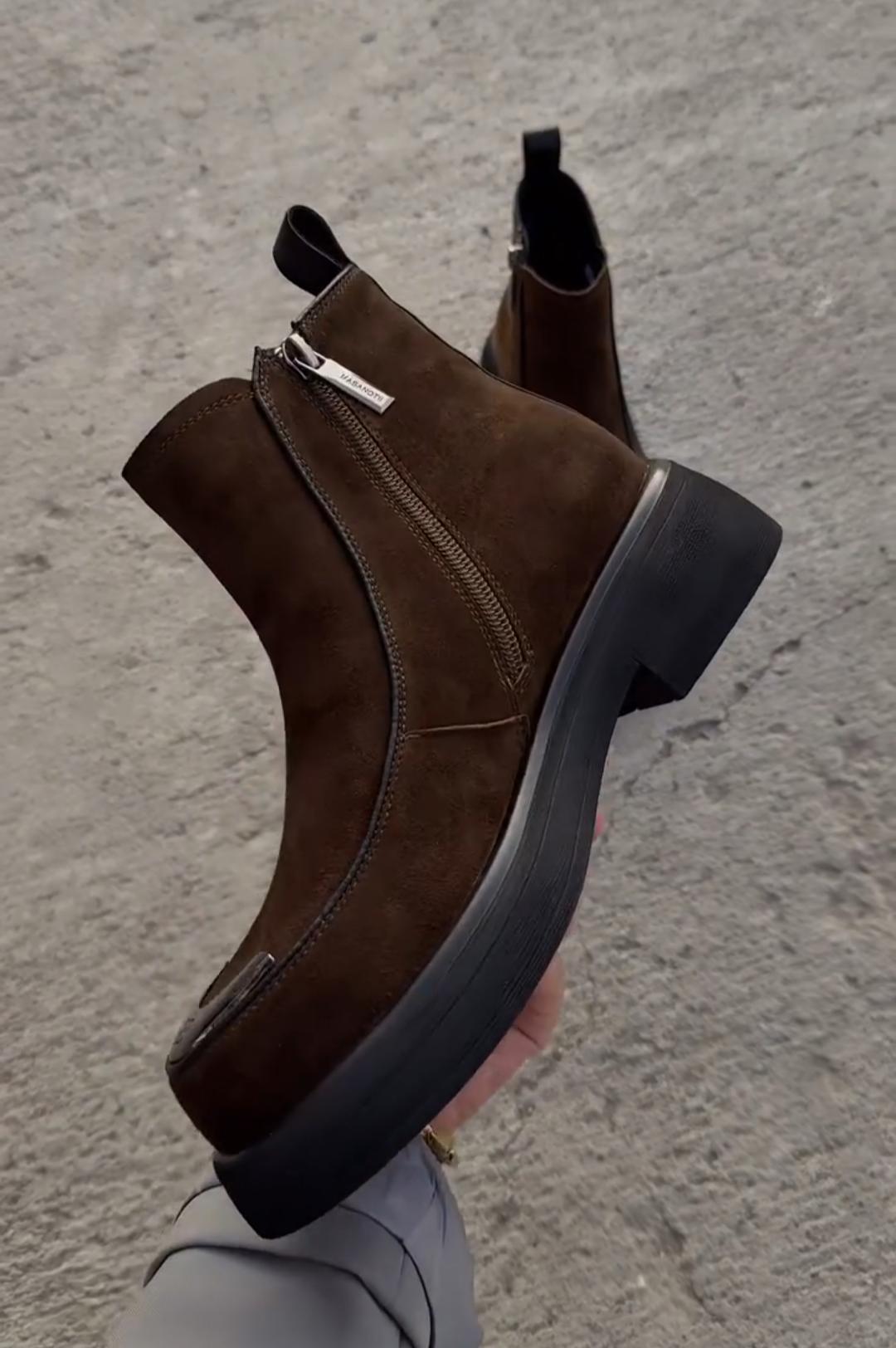Classic Suede Ankle Boots