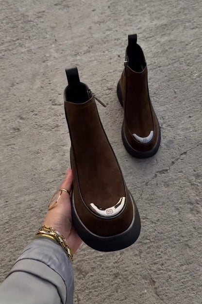 Classic Suede Ankle Boots