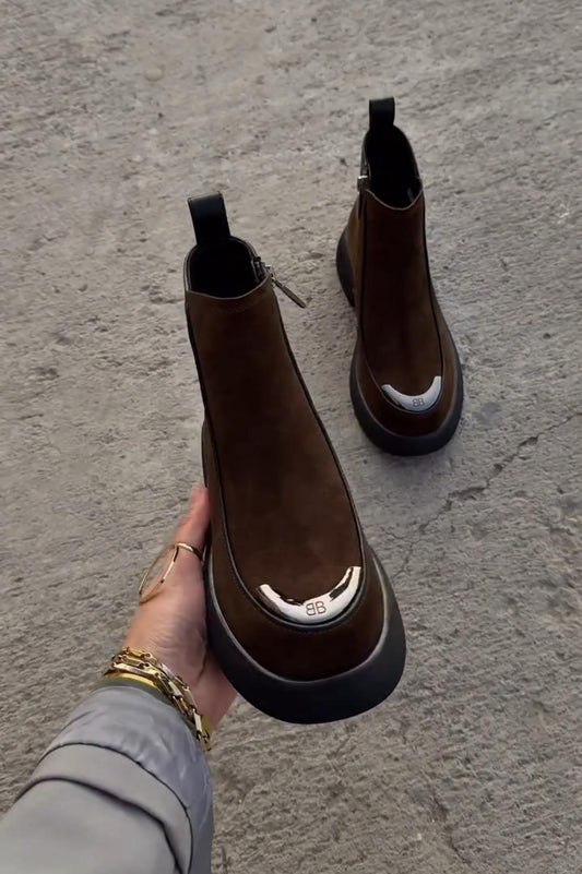 Classic Suede Ankle Boots